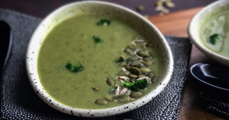 Broccoli soup-no  cream / no cheese  recipe