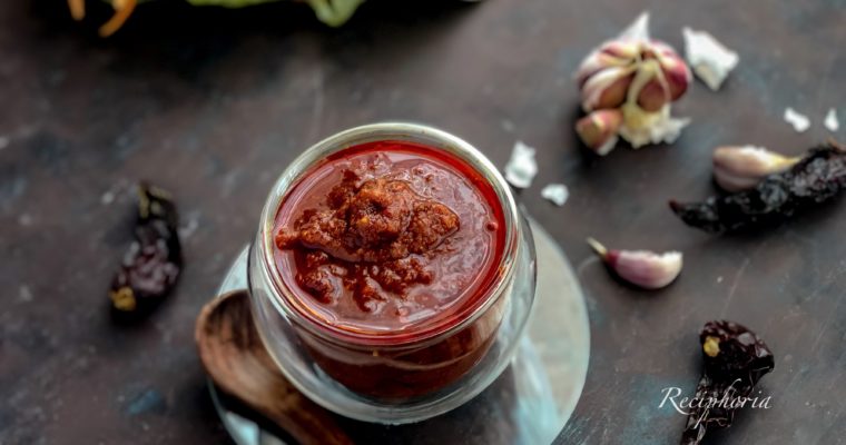 Schezwan sauce…must condiment for Indo-Chinese recipes.